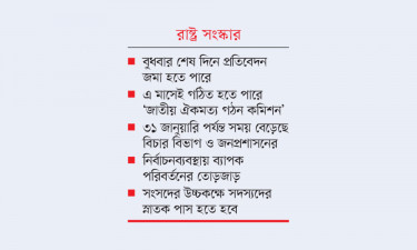 সংস্কারের প্রতিবেদন দিতে প্রস্তুত চার কমিশন