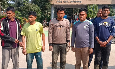 গোপালগঞ্জে অপহরণচক্রের ৫ সদস্য আটক
