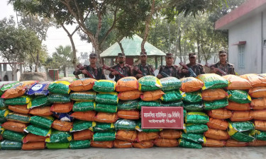 হালুয়াঘাট-ধোবাউড়া সীমান্তে কোটি টাকার ভারতীয় পণ্য জব্দ