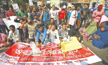লং মার্চের ঘোষণা দিয়ে সড়ক ছাড়লেন আন্দোলনে আহতরা