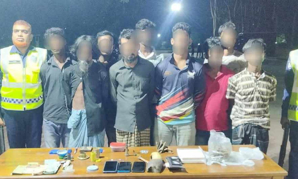 যৌথ বাহিনীর অভিযানে ৬০৮ জন গ্রেপ্তার