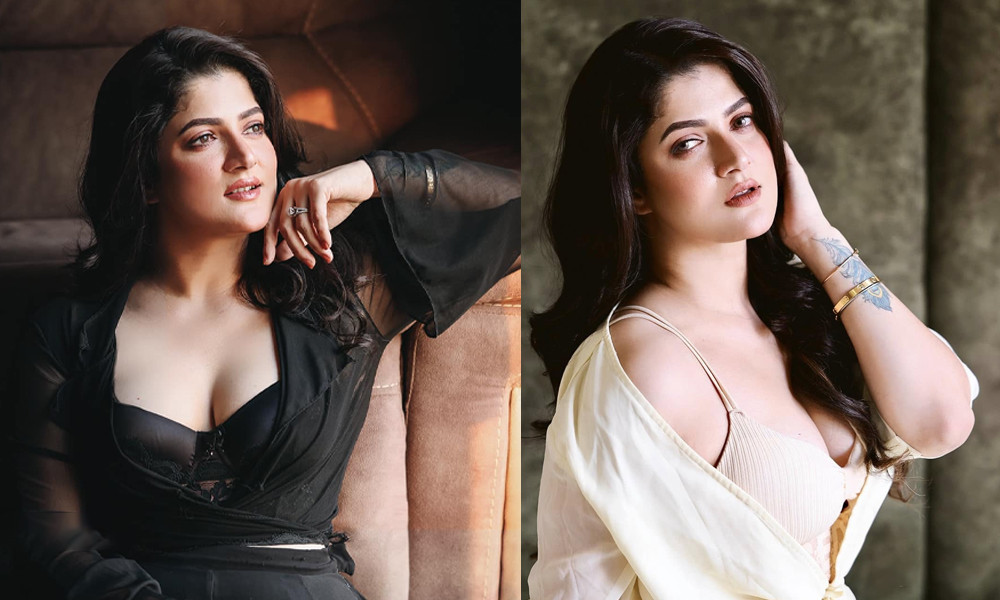 অন্তরঙ্গ দৃশ্যে অভিনয় করে ‘আপ্লুত’ শ্রাবন্তী