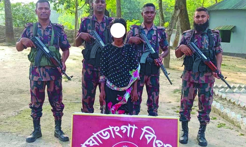 মহেশপুর সীমান্তে ভারতীয় নারী আটক