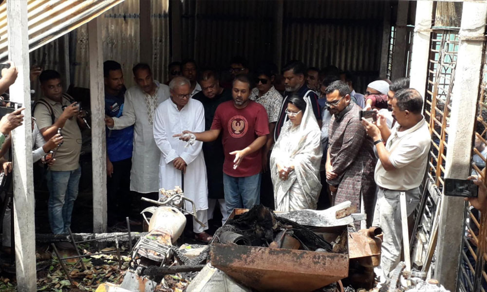 স্বৈরাচারের দোসররাই মানবেন্দ্রের বাড়িতে আগুন দিয়েছে : রিজভী