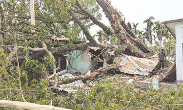 কালবৈশাখীতে বহু ঘরবাড়ি বিধ্বস্ত, একজনের মৃত্যু