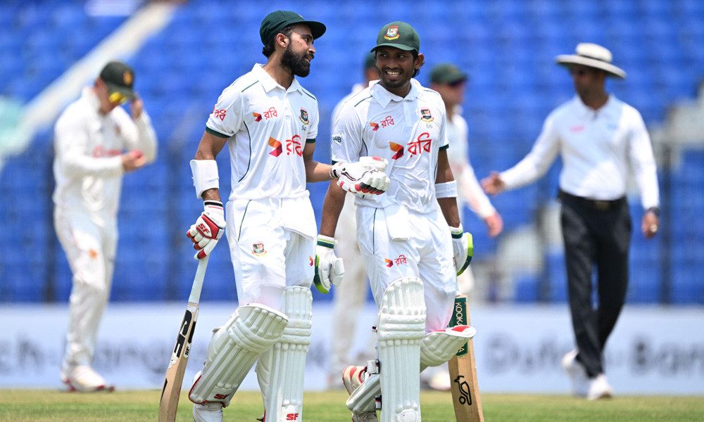 সাদমান-বিজয়ে হাসছে বাংলাদেশ