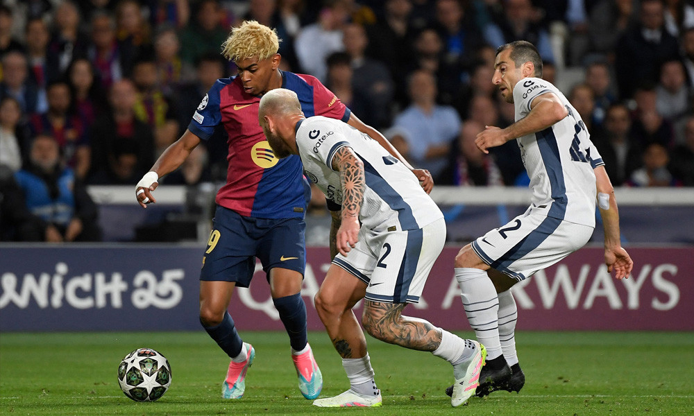 ৬ গোলের রোমাঞ্চে ড্র বার্সা-ইন্টার ম্যাচ