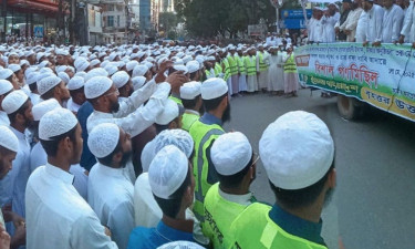 মহাসমাবেশ সফল করতে উত্তরায় হেফাজতে ইসলামের গণমিছিল অনুষ্ঠিত