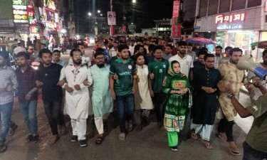 হাসনাত আব্দুল্লাহর ওপর হামলার প্রতিবাদে কুমিল্লায় বিক্ষোভ মিছিল