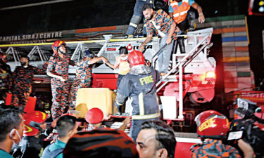 আবারও বেইলি রোডের রেস্টুরেন্টে আগুন