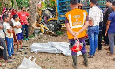 গাছের সঙ্গে ট্রাকের ধাক্কা, প্রাণ গেল ৩ জনের