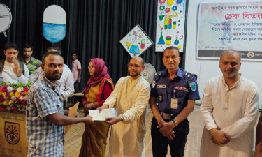 সুনামগঞ্জে ২৩০ জন গণ-অভ্যুত্থানের যোদ্ধাকে অনুদানের চেক প্রদান