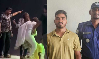 লঞ্চে নারীকে প্রকাশ্যে মারধরের ভিডিও ভাইরাল, যুবক গ্রেপ্তার
