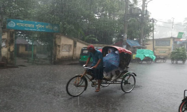 ২৪ ঘণ্টায় সিলেটে ১৫৬ মিলিমিটার বৃষ্টিপাত