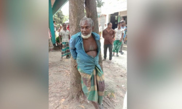 শিশুকে ধর্ষণচেষ্টা : গণপিটুনি দিয়ে অভিযুক্তকে গাছের সঙ্গে বেঁধে রাখে এলাকাবাসী
