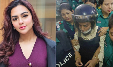 কাঠগড়ায় উল্টো ফিরে দাঁড়িয়ে ছিলেন নুসরাত ফারিয়া