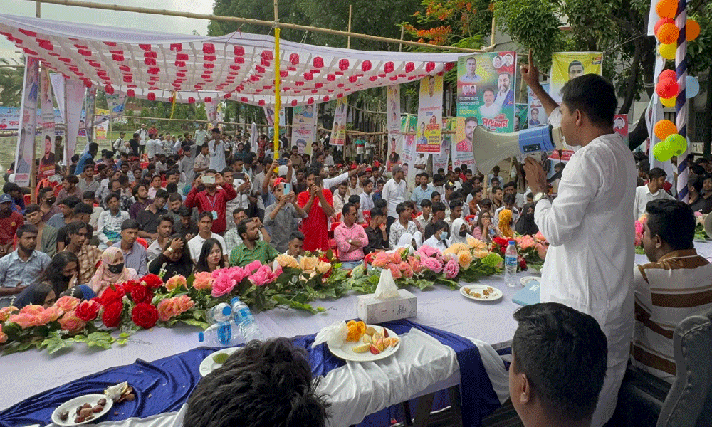 গণঅভ্যুত্থানের চেতনা বিক্রি করে চলছে চাঁদাবাজি : ছাত্রদল নেতা আবু জাফর