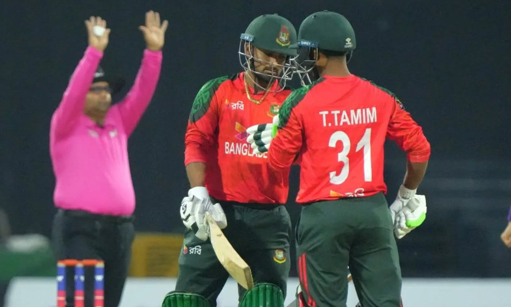 জাকের-হাসানের দৃঢ়তায় বাংলাদেশের সংগ্রহ ১৬২