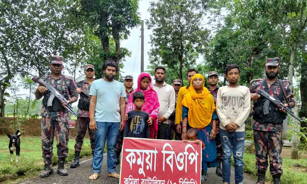 কুমিল্লা সীমান্তে নারী-শিশুসহ ১৩ জনকে পুশইন করল বিএসএফ