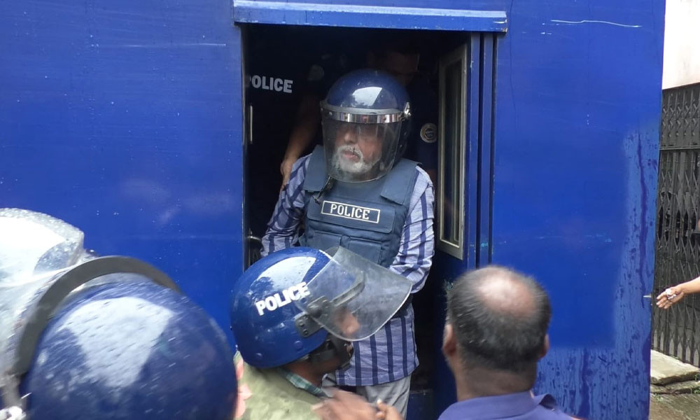 বরগুনার আদালতে শম্ভুর জামিন নামঞ্জুর, জেলহাজতে প্রেরণ