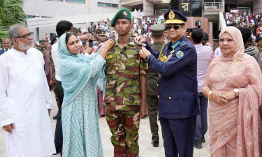 বাংলাদেশ মিলিটারি একাডেমিতে রাষ্ট্রপতি কুচকাওয়াজ অনুষ্ঠিত