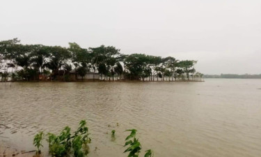তালতলীতে চরম দুর্ভোগে বেড়িবাঁধের বাইরের মানুষ