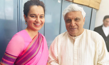 ‘এত সুন্দরী নারীর বাবার মতো হতে চাই না’, কঙ্গনা প্রসঙ্গে জাভেদ আখতার