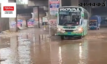 খানাখন্দে ভরা আব্দুল্লাহপুর সড়ক, ভোগান্তিতে যাত্রীরা