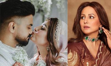 বিয়ের পরদিনই কাজে ফিরলেন ক্যান্সার আক্রান্ত হিনা