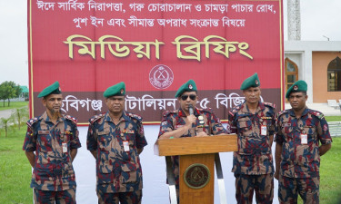 পুশ-ইন ও চামড়া পাচার রোধে সীমান্তে ড্রোন ব্যবহার করছে বিজিবি