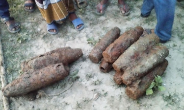 ভূঞাপুরে ১১টি মর্টারশেল উদ্ধার