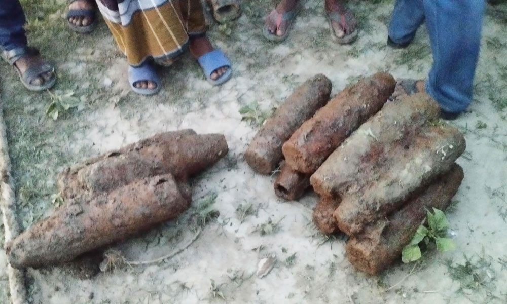 ভূঞাপুরে উদ্ধার করা ১১ মর্টারশেল যমুনা নদীতে বিস্ফোরণ