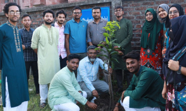 বসুন্ধরা শুভসংঘ গাজীপুর কৃষি বিশ্ববিদ্যালয় শাখার উদ্যোগে বৃক্ষরোপণ কর্মসূচি
