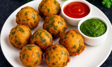 বৃষ্টির দিনে নাশতায় রাখুন মুচমুচে সুজির পাকোড়া