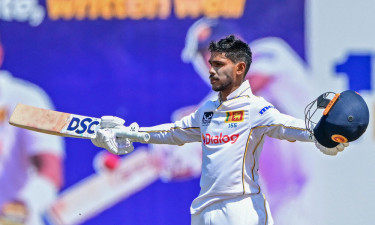 জবাবে নেতৃত্ব দিলেও তুলির শেষ আঁচড় দিতে পারেননি নিশাঙ্কা