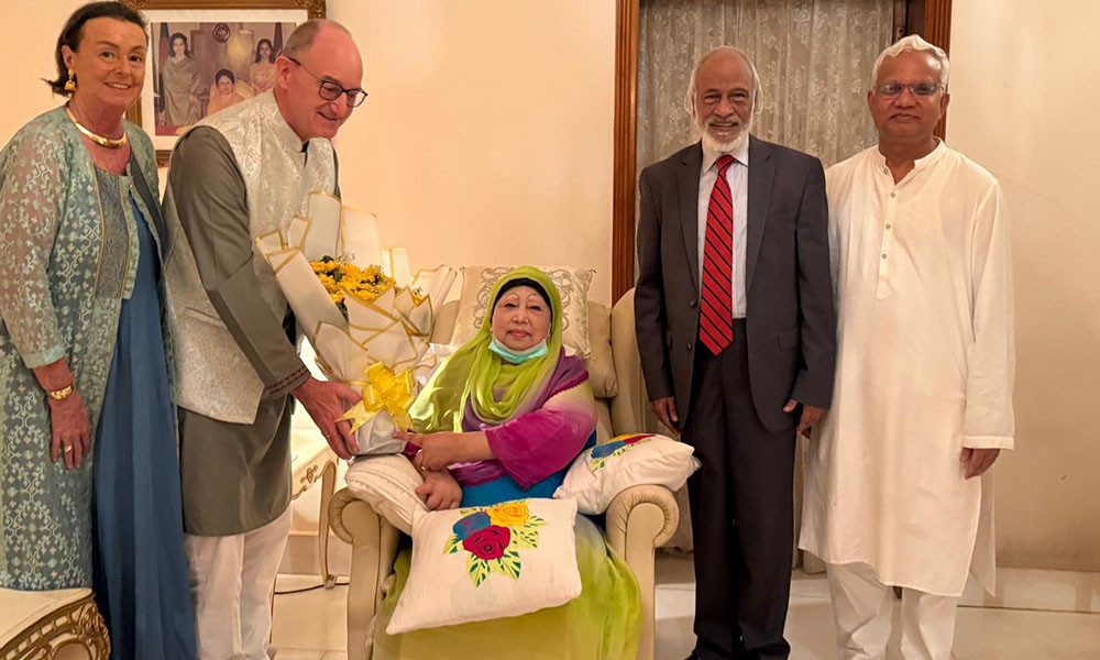 খালেদা জিয়ার সঙ্গে বিদায়ী জার্মান রাষ্ট্রদূতের সাক্ষাৎ