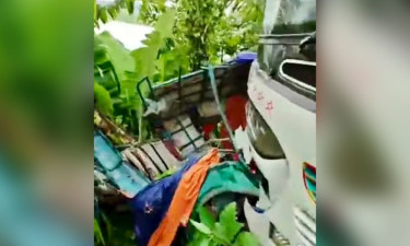 বরগুনায় সড়ক দুর্ঘটনায় বাবা-মেয়েসহ নিহত ৩