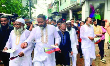 তারেক রহমানের ৩১ দফা বাস্তবায়নে বিএনপির গণসংযোগ, লিফলেট বিতরণ