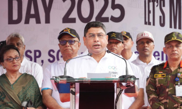 ঢাকায় অলিম্পিক ডে র‌্যালির উদ্বোধনে সেনাপ্রধান