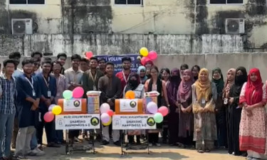 পিসিআইইউ ভলান্টিয়ার্সদের মানবিক কার্যক্রম শেয়ারিং হ্যাপিনেস