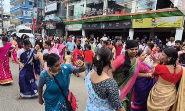 খাগড়াছড়িতে রথযাত্রায় মানুষের ঢল