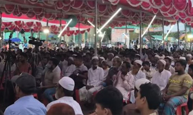 মহেশখালীতে লবণ চাষি, পান চাষি ও জেলেদের অধিকার রক্ষার দাবিতে জনসভা