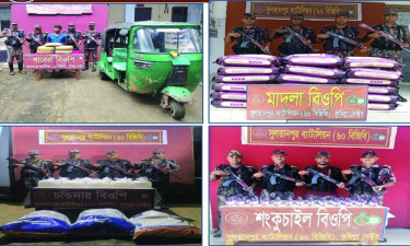 সীমান্তে কোটি টাকার মাদক ও চোরাচালানি পণ্য উদ্ধার, দুজন আটক