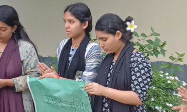 মুরাদনগরের ঘটনায় কুবিতে বিক্ষোভ