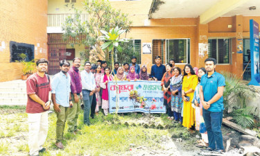 বরিশাল বিশ্ববিদ্যালয় শাখার উদ্যোগে গাছের চারা রোপণ