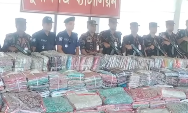 লেহেঙ্গা, শাড়িসহ সাড়ে ৫ কোটি টাকার ভারতীয় পণ্য জব্দ