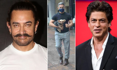 শাহরুখের নামে ‘কুকুর পালা’ বিতর্কে জবাব দিলেন আমির খান