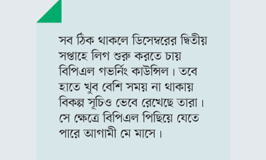 বিপিএলের বিকল্প ‘উইন্ডো’ আগামী মে