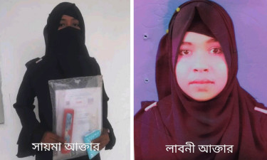 বাড়িতে মায়ের লাশ রেখে পরীক্ষাকেন্দ্রে সায়মা ও লাবনী