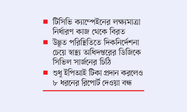 শিশুদের টাইফয়েড টিকাদান কর্মসূচি নিয়ে অনিশ্চয়তা